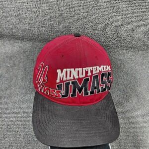 Vintage 90s UMass Minutemen Snapback Hat Cap Adult Twins Enterprise Twill NCAA